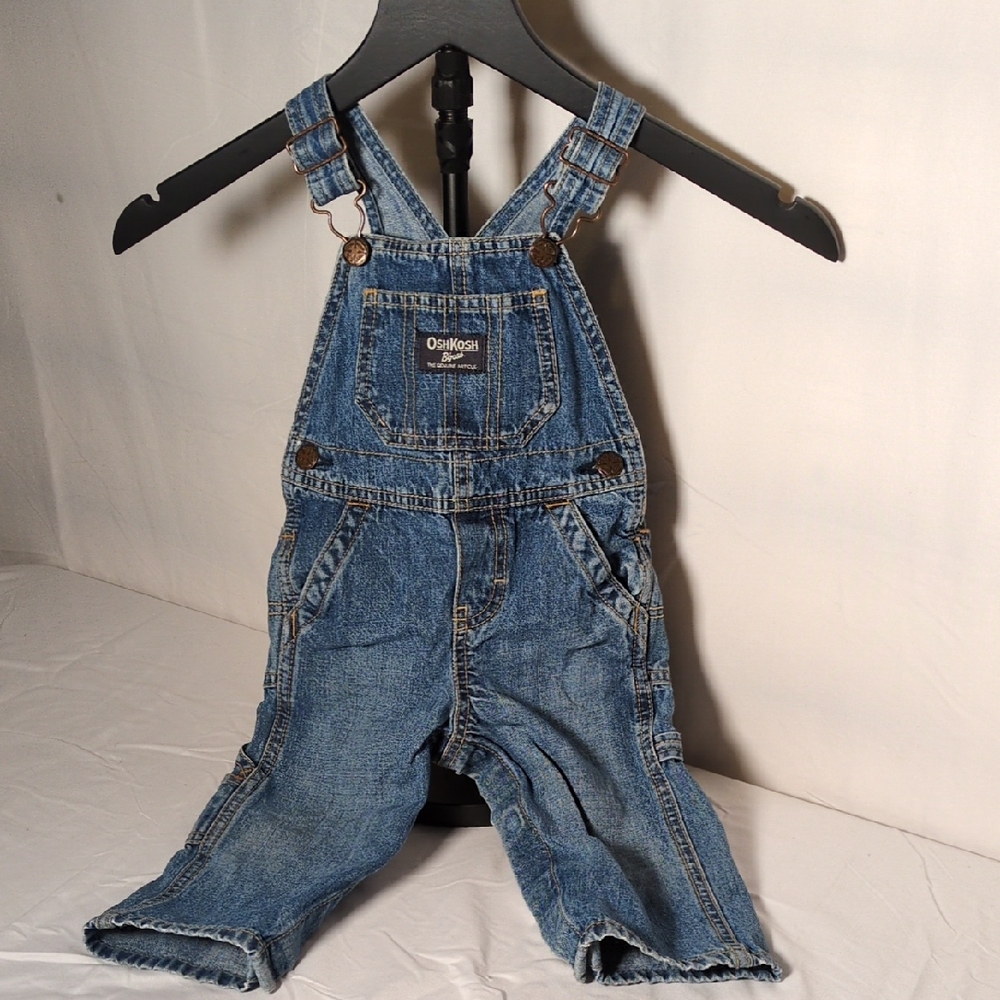 OshKosh B'gosh Classic Blue Overalls for 12 months